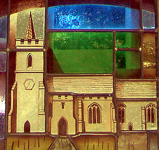North aisle east window detail March 2012